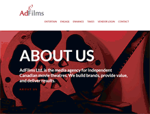 Tablet Screenshot of adfilms.com